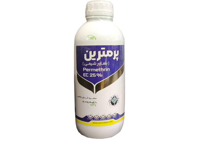 سم حشره کش پرمترين (آمبوش) بهاورشيمي 1 لیتری