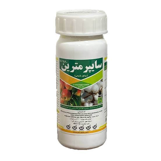 سم حشره کش سایپرمترین بهاور شیمی 100 سی سی