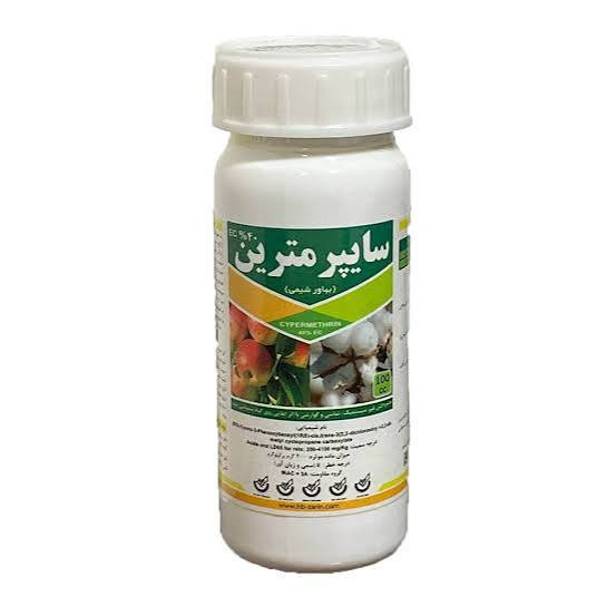 سم حشره کش سایپرمترین بهاور شیمی 100 سی سی
